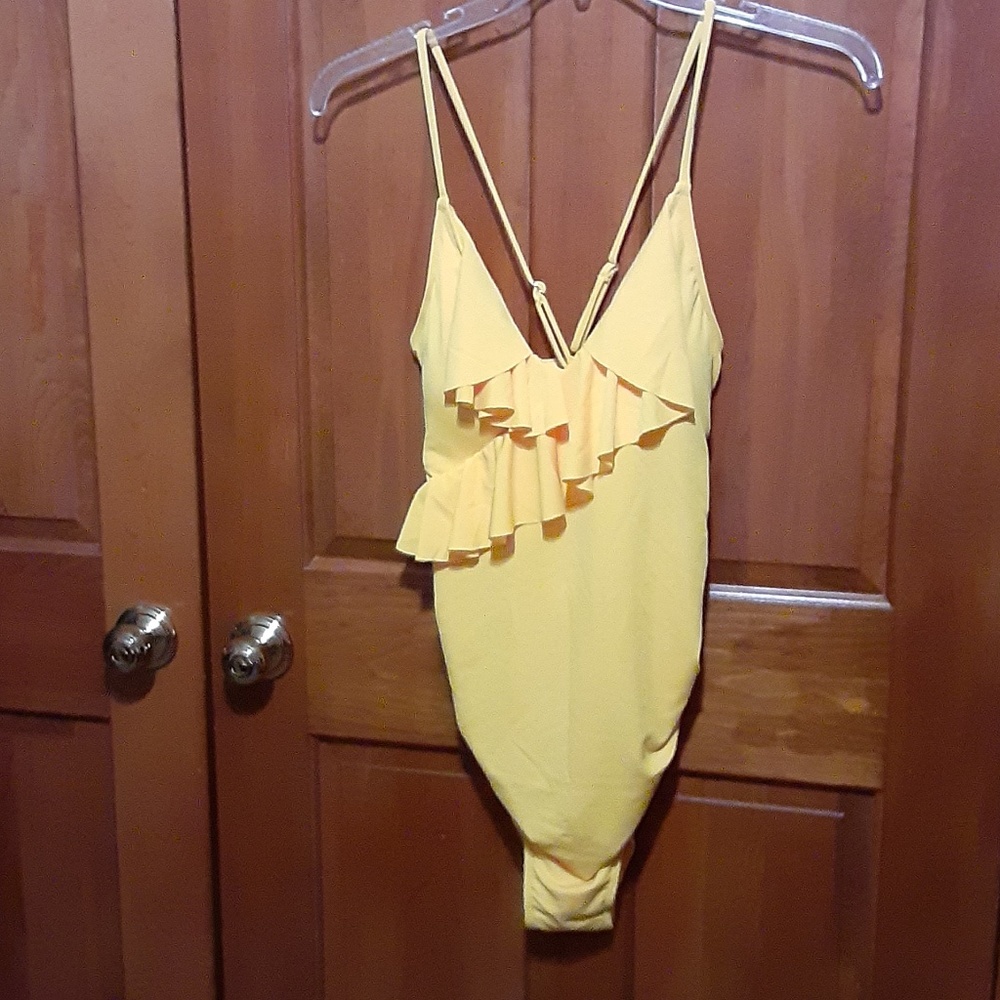 Maternity Ribbed 1 Piece Swimsuit